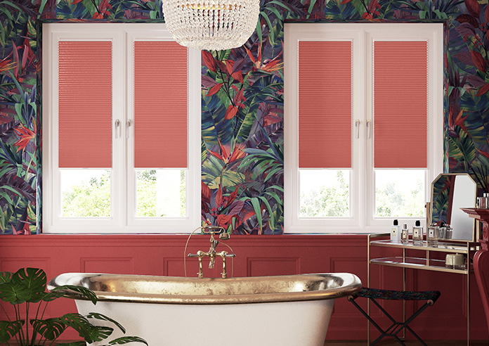 Umbra (Blackout), Toasted Red - Stick Fit Honeycomb Blind - Image 3